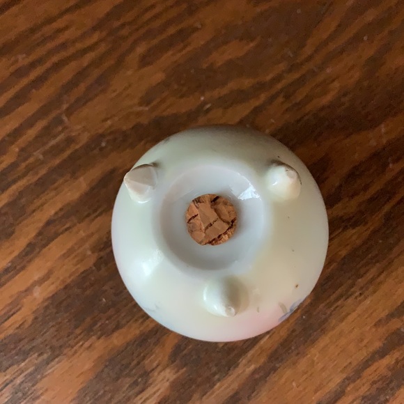 Antique Porcelain Hand Painted Hat Pin Holder Japan - Picture 6 of 6